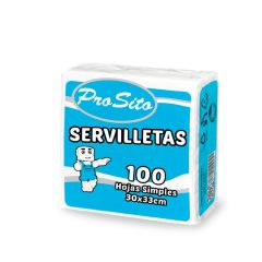 Servilletas 100 u
